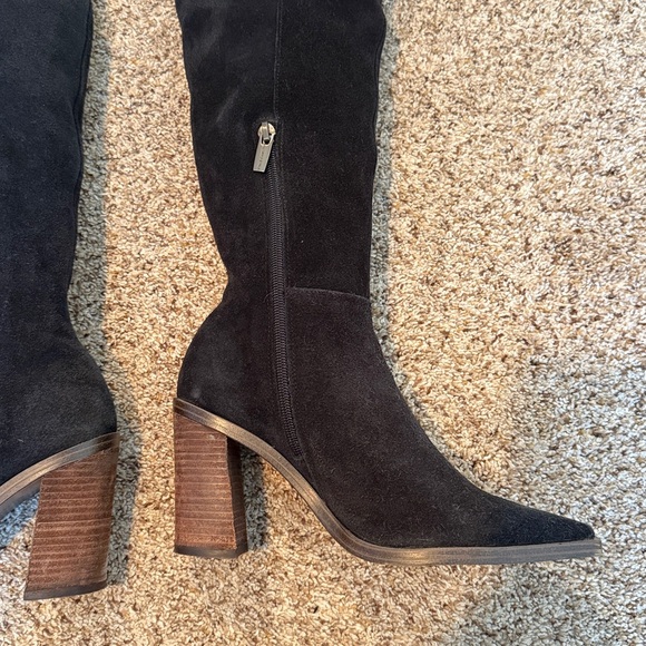 Vince Camuto Suede Knee High Boots - Picture 2 of 3